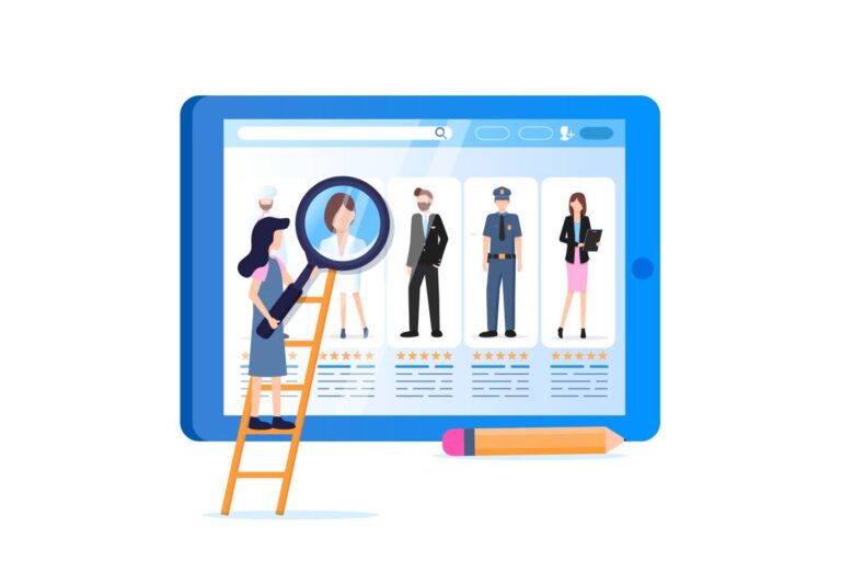 Candidate participating in an online mock interview session for job preparation