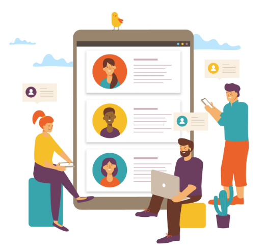 Job search networking