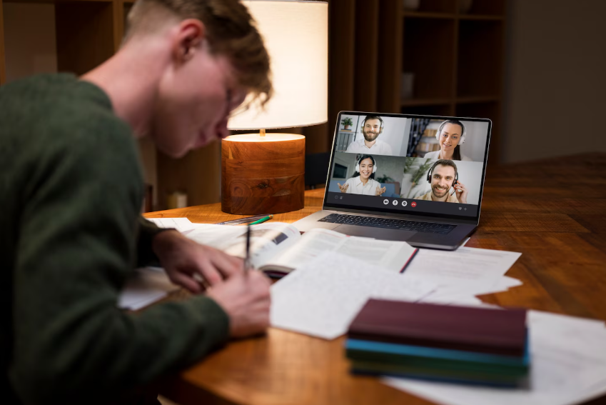 improve online lecture focus