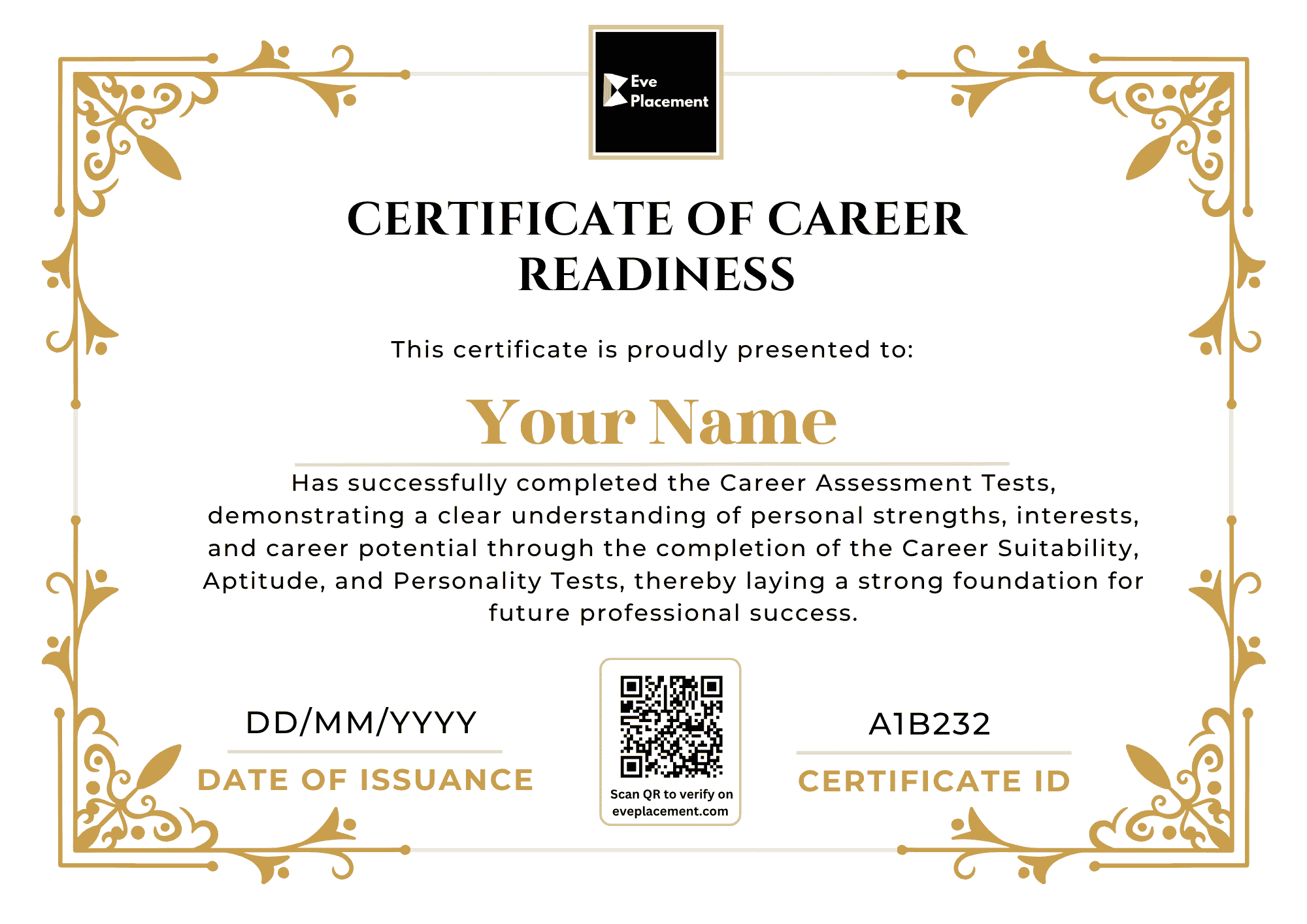 Career Assessment Certificate