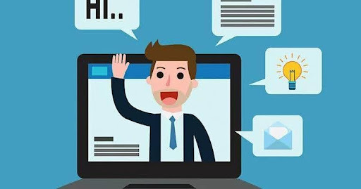 Candidate recording a video job applications to showcase skills and personality