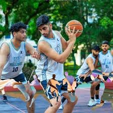 Students competing during Riviera sports fest events at VIT