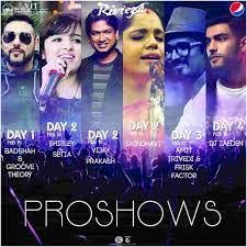 Crowd enjoying live pro-shows during Riviera cultural performances